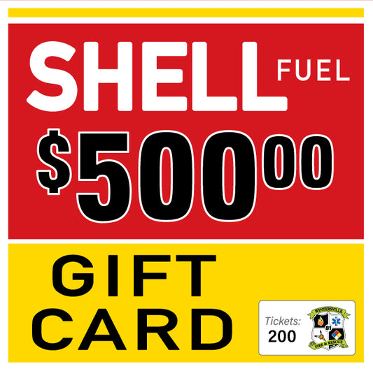 Shell Fuel $500 Gift Card #96842