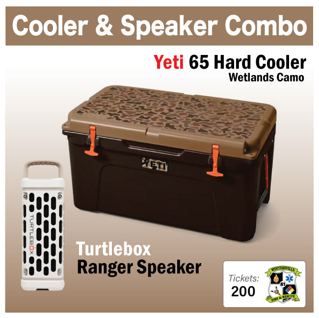 Yeti Cooler & Turtlebox speaker combo #96655