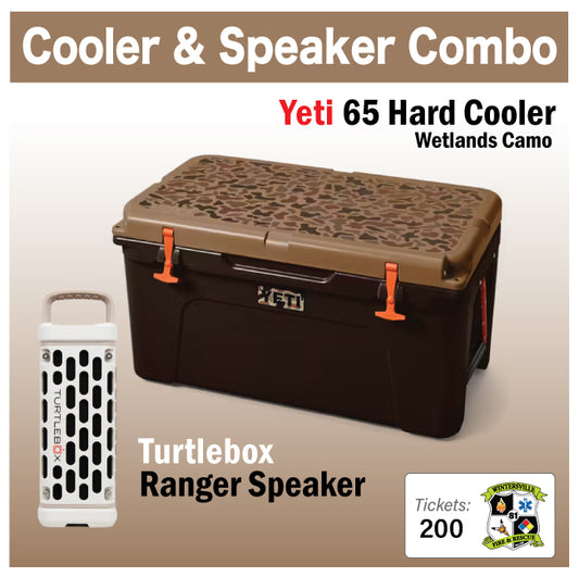 Yeti Cooler & Turtlebox speaker combo #96655